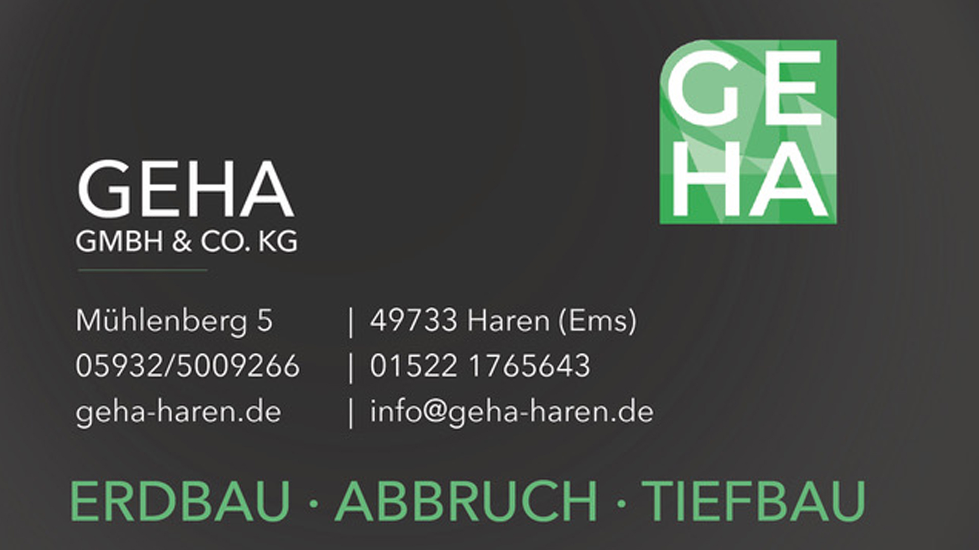 GEHA Langarm-Exaktbagger LED