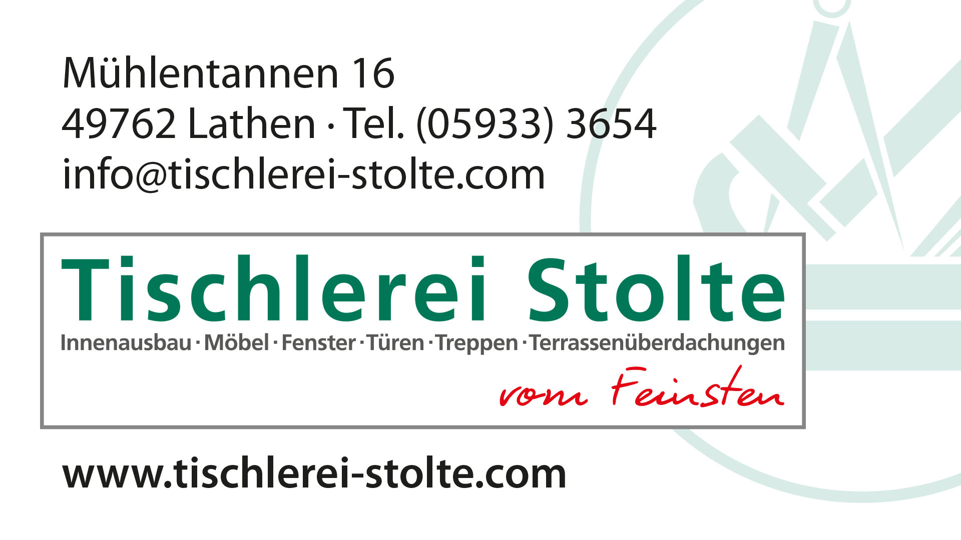 Tischlerei Stolte LED Leinwand