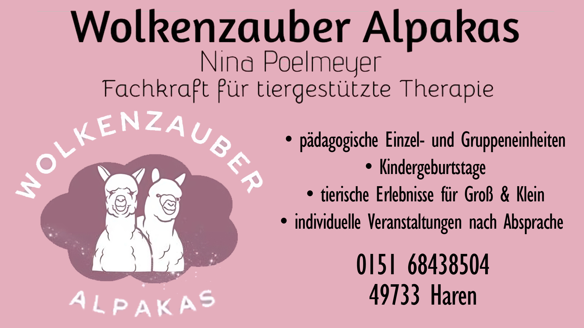 Wolkenzauber Alpakas LED